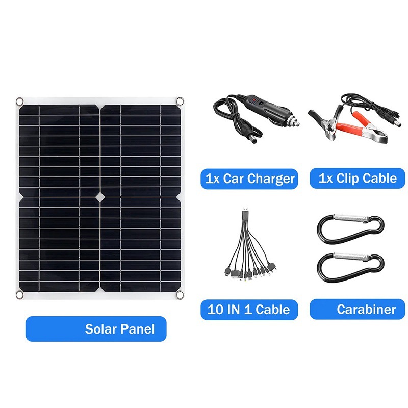 20W 18V柔性太阳能板双USB输出太阳能电池板车船充手机充电器