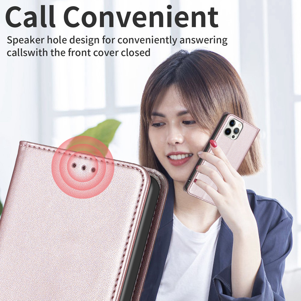 Imitación De Cuero Color Sólido Estilo Simple Cajas Del Teléfono Accesorios Para Teléfono display picture 4