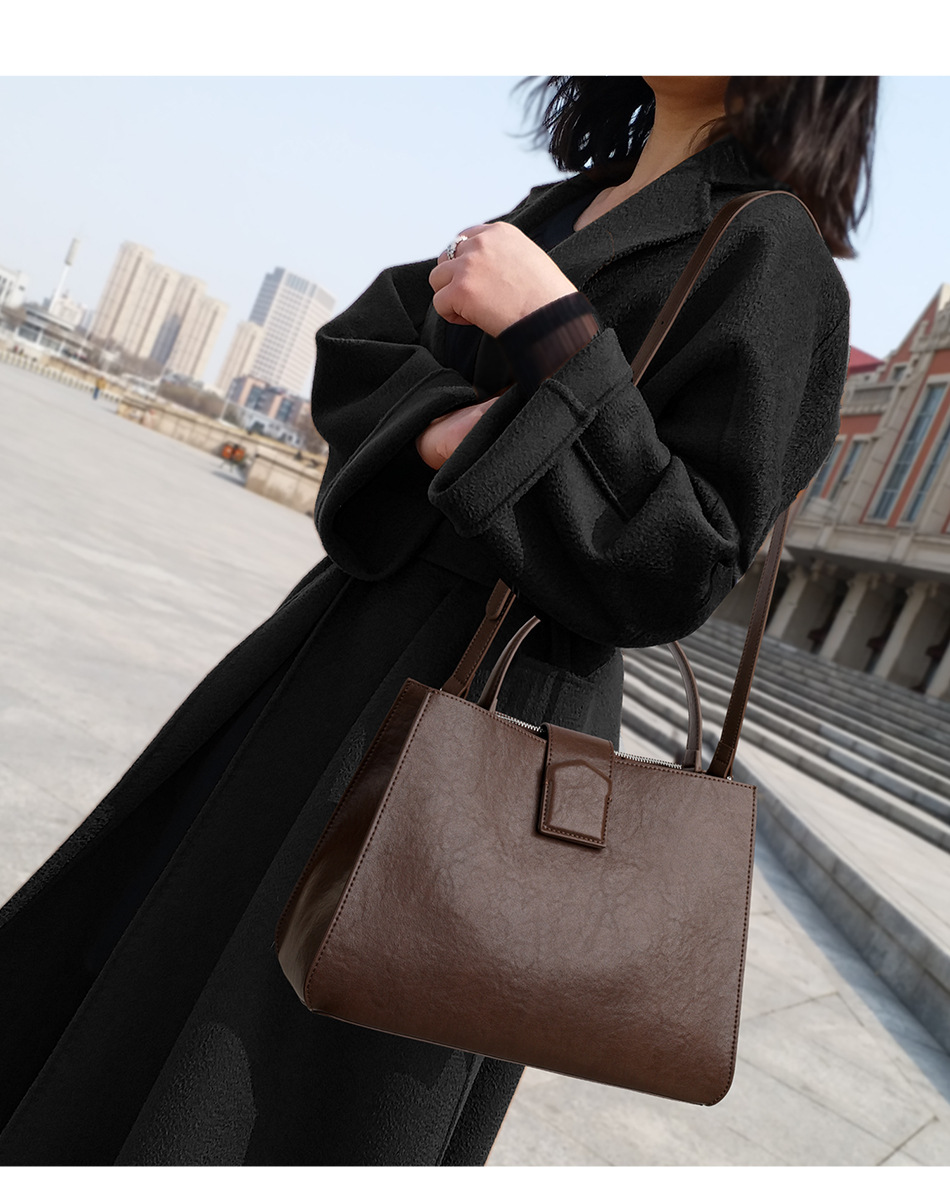 CCAMO Genuine Leather Women's Bag, High-end And Fashionable Single Shoulder Handbag, Autumn And Winter Bag, Women's Style_voghion.com