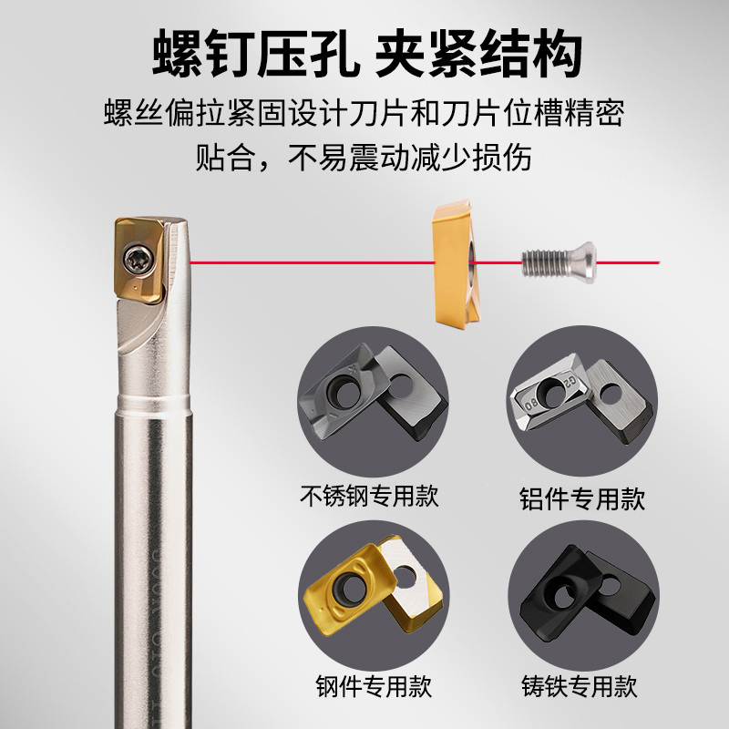 ✅300R数控铣刀杆1135抗震立铣刀R0.8加工CNC铣床开粗直角刀