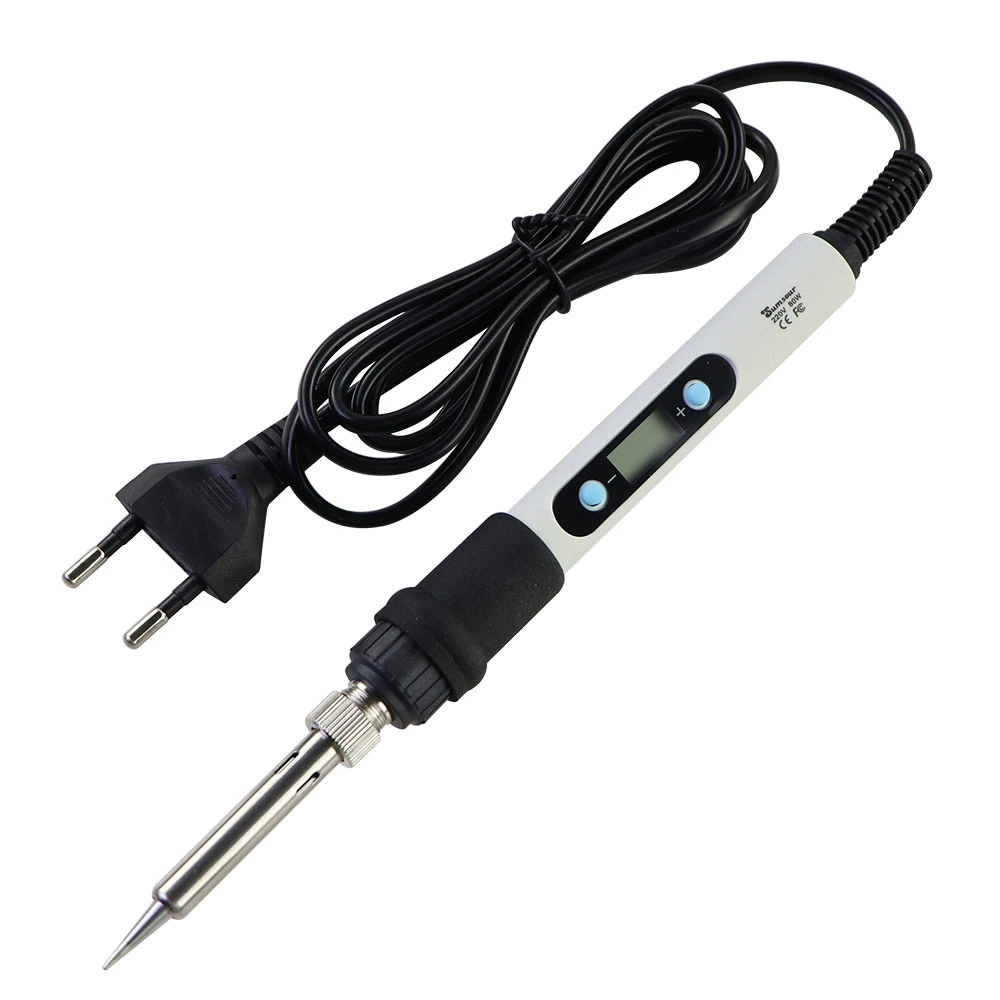 Digital display temperature adjustable soldering iron Constant temperature internal heat type 80W high-power soldering iron Soldering tools