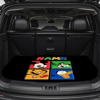 for the Car, Factory Direct Sales, Avtomobil döşəmə paspasları - jn-trunk-mat-10-75100cm-crystal-velvet-dot-bottom