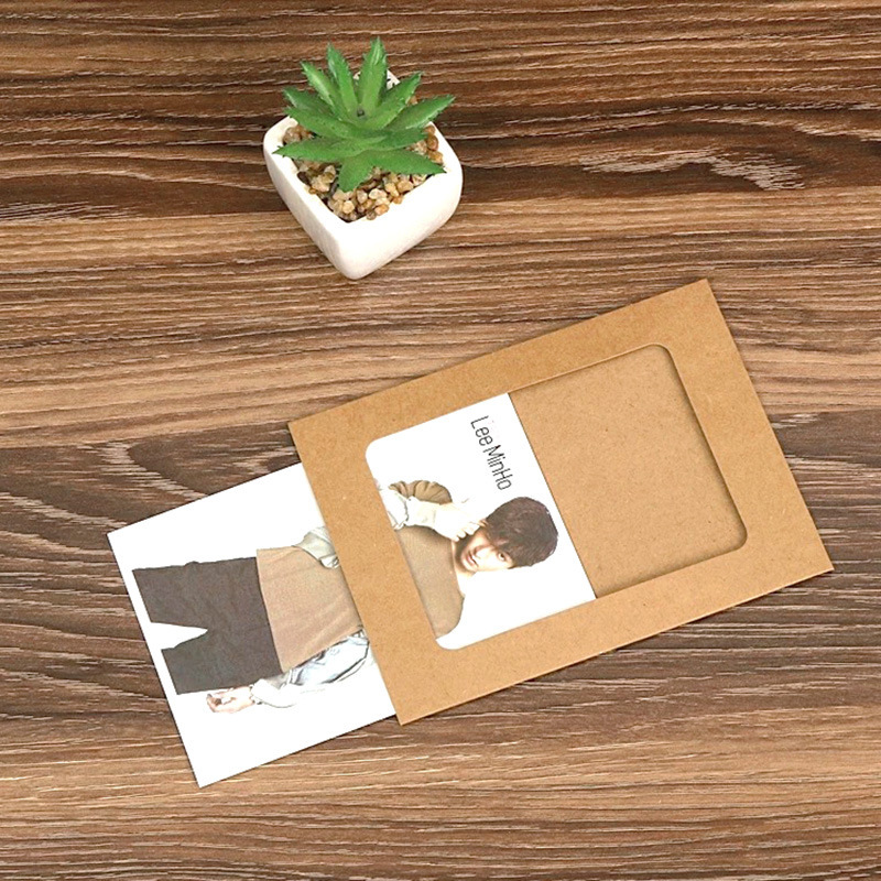 Creative Kraft Paper Photo Frame DIY Material Photo Cardboard Frame Photo Wall Combination 6inch 78inch Simple Paper Photo Frame
