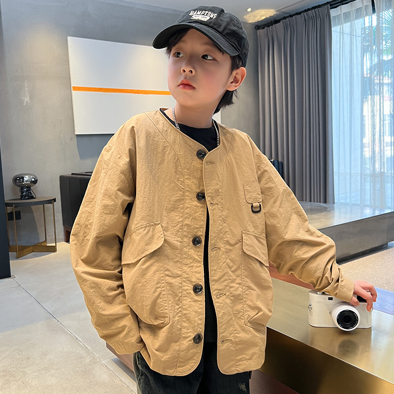 Jungen Koreanische version jacke für 2024, neue frühling und baseball jacke, mid größe kinder herbst top, hübsche_voghion.com