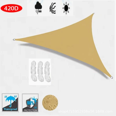 Avtomobil yan çətirləri — protection from rain outdoors - sand-yellow-2x2x2m