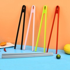 One-piece silicone food tongs food tongs bread sushi barbecue steak cooking silicone kitchen tools