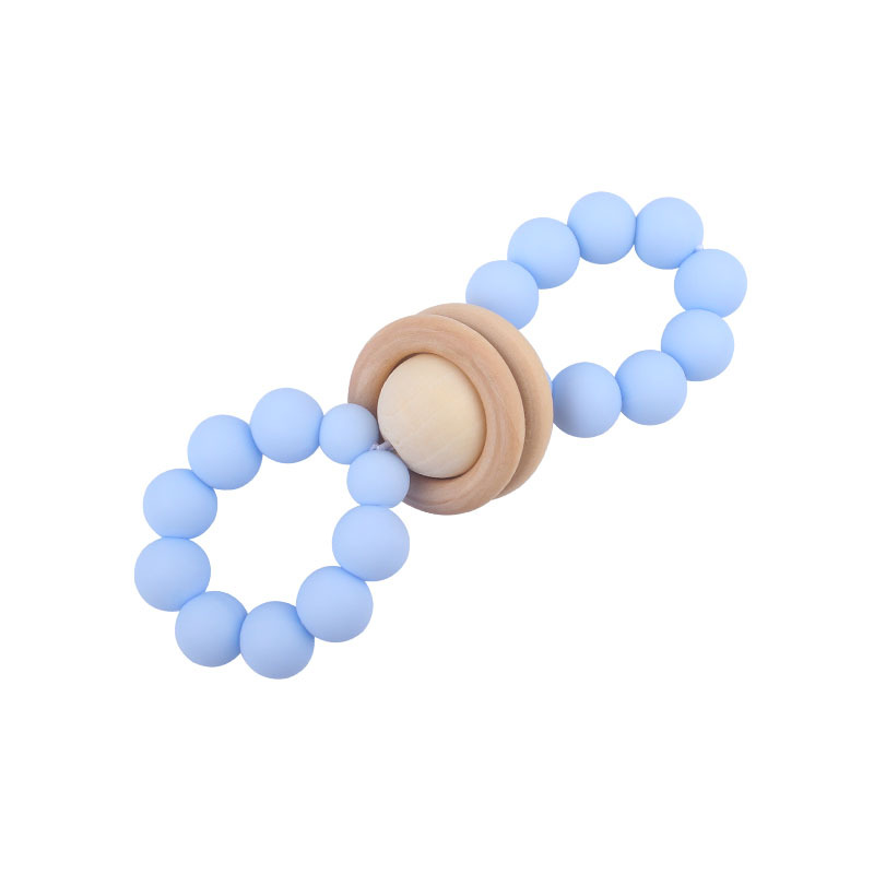 Comercio exterior nuevo en stock al por mayor bebé suministros bebé calmante silicona mordedor niños goma molar