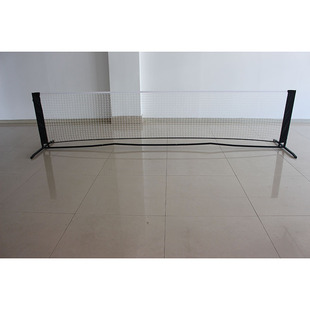 365X79Cm Square Tube Pickleball Net Half Court Size Net for Kids Tennis, Soccer Tennis