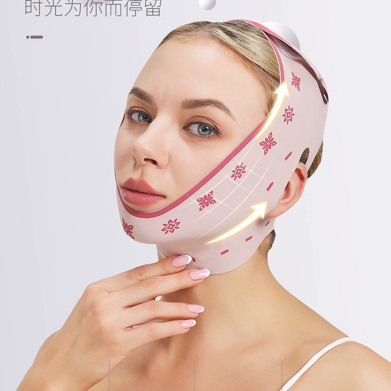 Подтягивающая маска для лица, ночная эластичная повязка, 3D