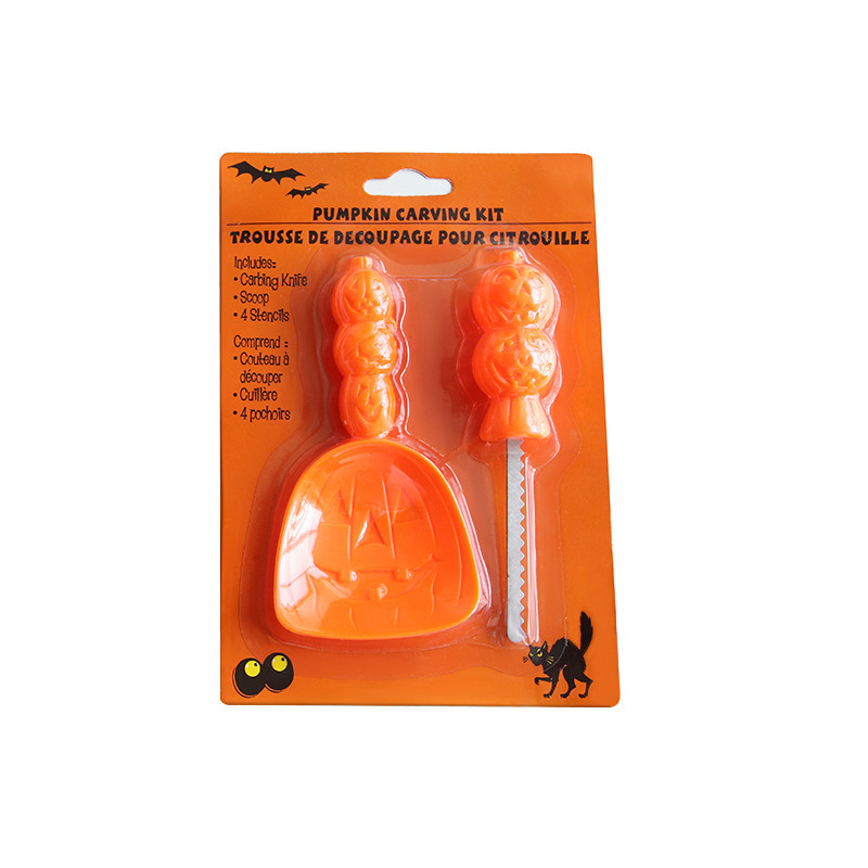 Herramientas de talla de calabaza de Halloween juegos de niños cortar calabaza cuchillo de talla de calabaza cuchillo de talla de calabaza accesorios de decoración al por mayor