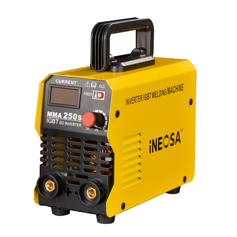 soldadora eléctrica doméstica británico MMA250 mini soldadora portátil inversora soldadora manual de corriente continua europea