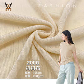 200G抖抖布 海兰丝平纹针织平纹针织布 上衣吊带衫连衣裙服装面料