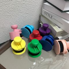 現物卸売りカラー印鑑ファンデーションブラシ新型押し引き式清潔ブラシタイヤ塗装ブラシ源工場