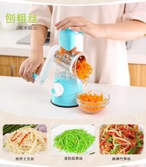 国境を越えた多機能ドラム野菜切り器台所の手を振って糸切り機家庭用回転削り手を振ってスライスメーカーを切る