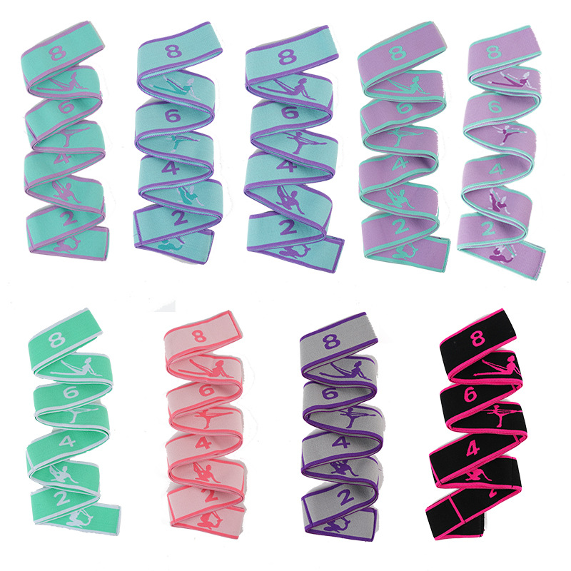 Yoga Stretch Resistance Band Latin Style Elastic Band Children's Dance Special Training Resistance Band Adult Fitness Band