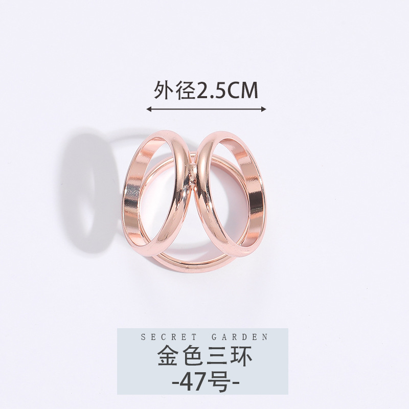 47호【황금 쓰리링】