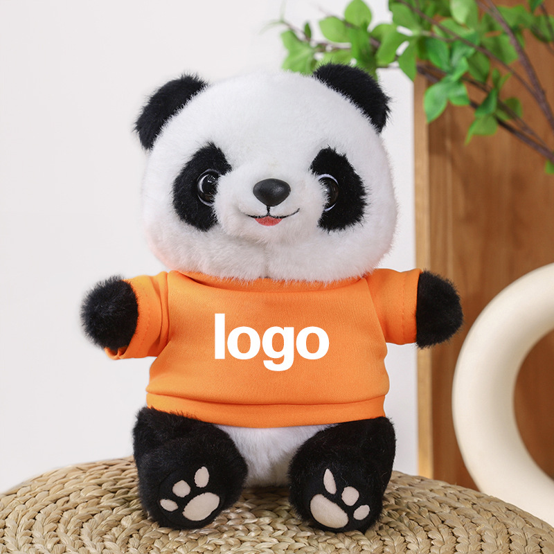 Juguetes de peluche Panda LOGO Coche 4s Tienda Juguetes Lindo Panda Simulado Muñeca Panda Regalo
