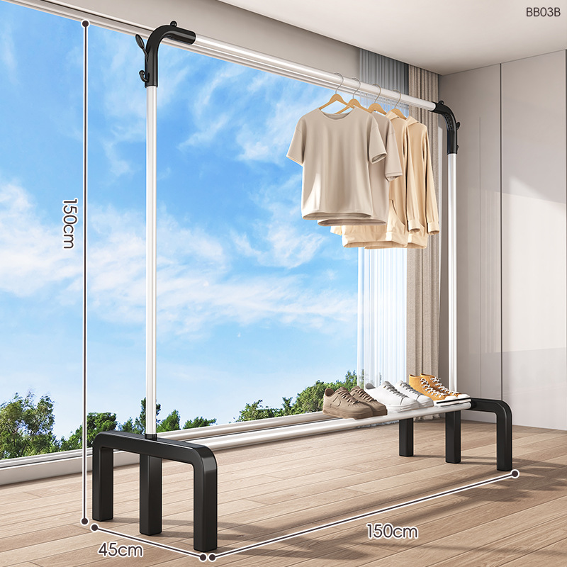 흰색 단극 150cm+후크 2개