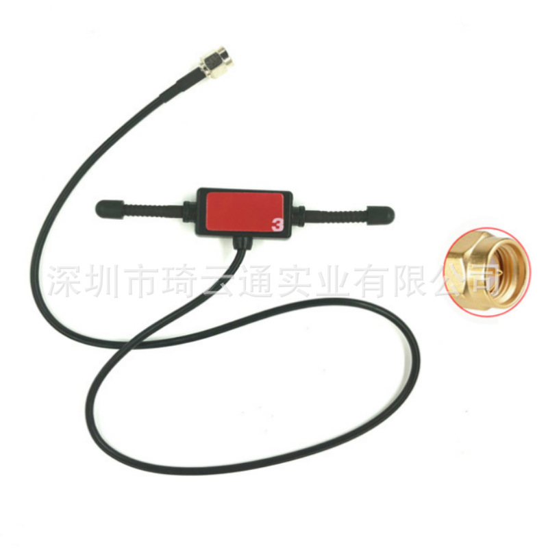 天线工厂GSM GPRS 3g羊角天线 900 1800MHZ T型贴片天线 RG174线