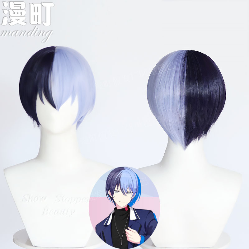 Mancho World plans a colorful stage. Hitsonian Future Aoyagi Dongmi cos Wig Scalp Top