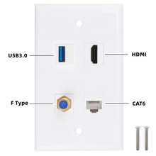 4Ϣ ǽڲHDMI Cat6 F͵USB3.0ݳ