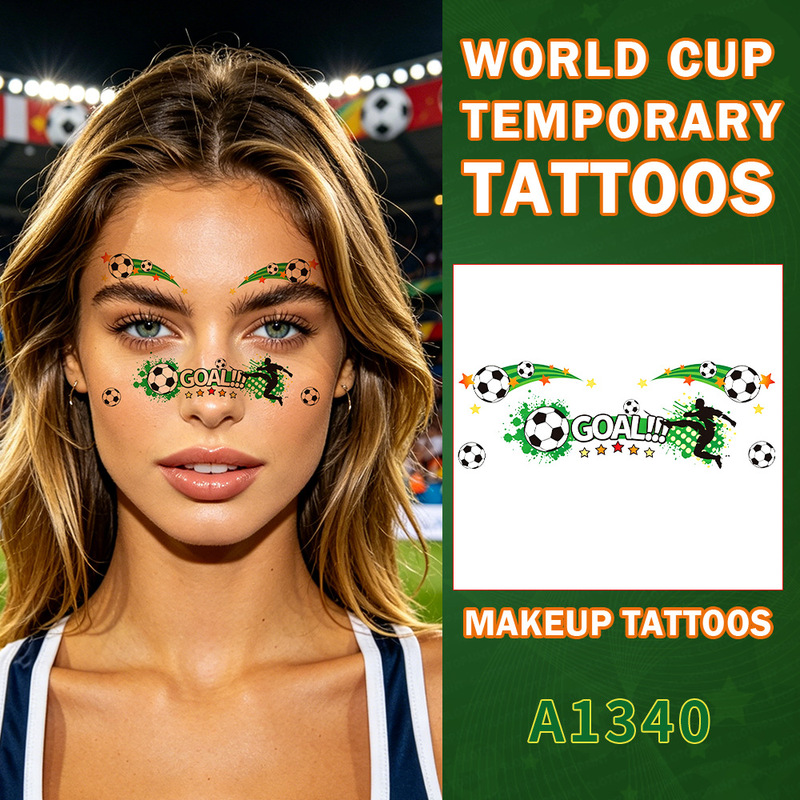 Trendy European and American World Cup tattoo stickers with team logos, waterproof and versatile body decoration stickers Trendy European and American World Cup tattoo stickers with team logos, waterproof and versatile body decoration stickers
