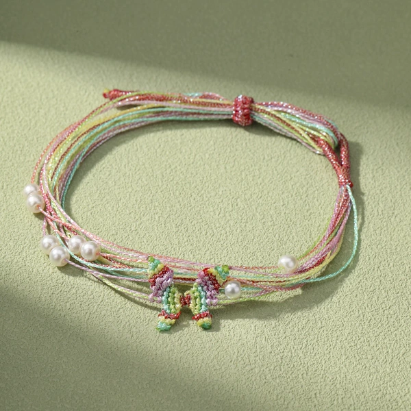9.Green butterfly bracelet