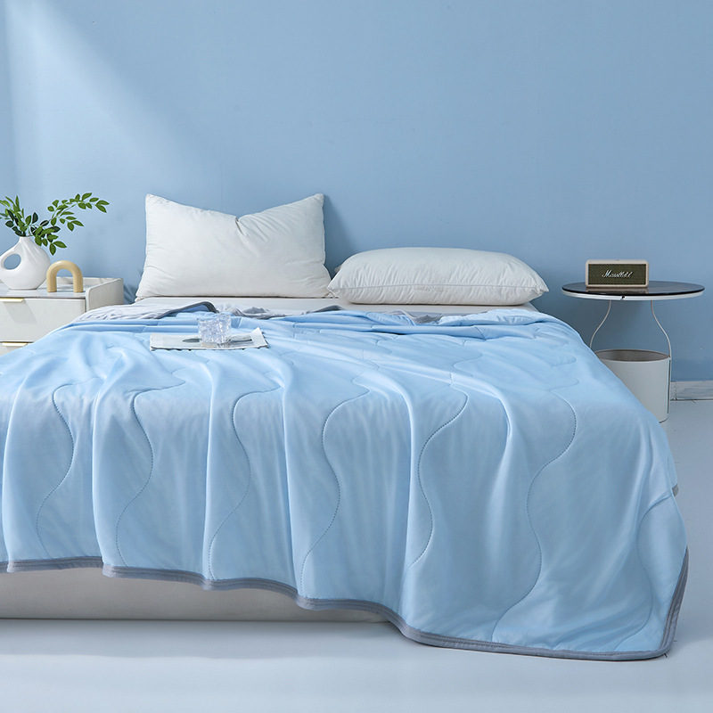 Productos explosivos transfronterizos temu Xiyin TK comercio exterior seda fría edredón de regalo de verano, edredón de aire acondicionado para una sola persona y dos personas