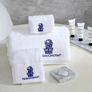 Hotel Towel Bath Towel Face Towel Square Towel White Cotton Homestay Beauty Salon Towel Bath Towel for Five-star Hotel