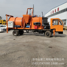 2025款车载式沥青搅拌机 旧料热再生滚筒拌合机 智能温控搅拌均匀