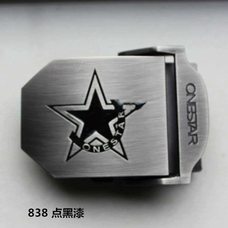 Alloy automatic belt buckle head, single sale, canvas belt not included, casual men's student outdoor style