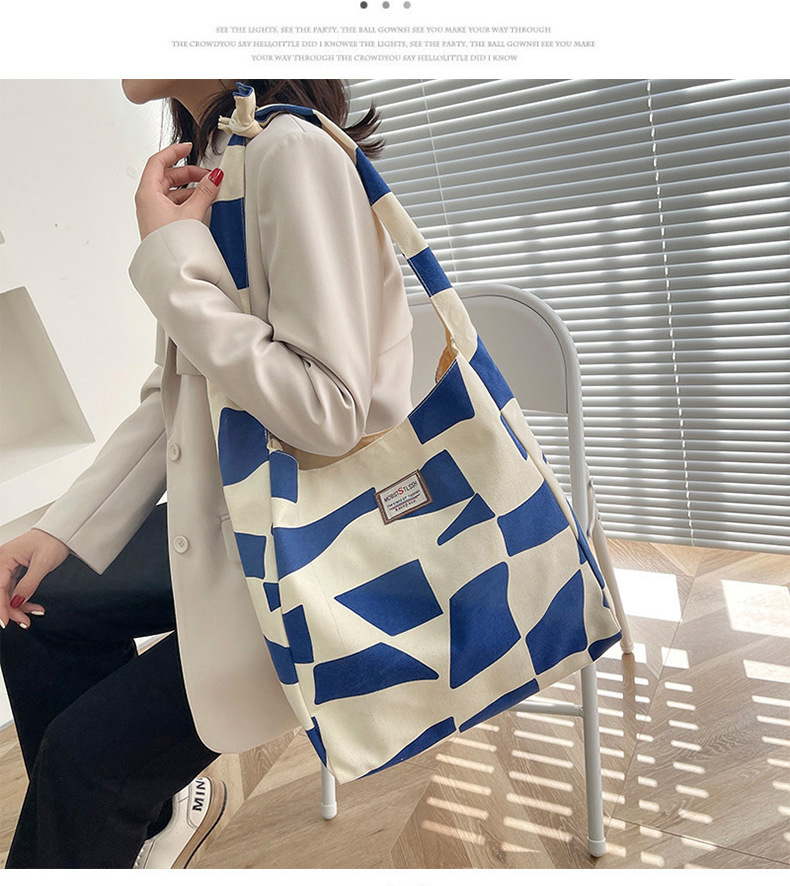 Large-capacity canvas large bag for women, 2021 new style, stylish and versatile, popular single-shoulder bag, fashionable autumn and winter tote bag undefined