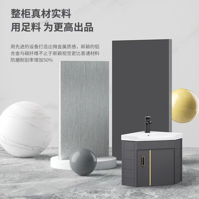 gabinete de baño tipo pared tipo casa pequeña lavabo triangular lavabo gabinete de lavabo combinado esquina de pared lavabo gabinete de esquina