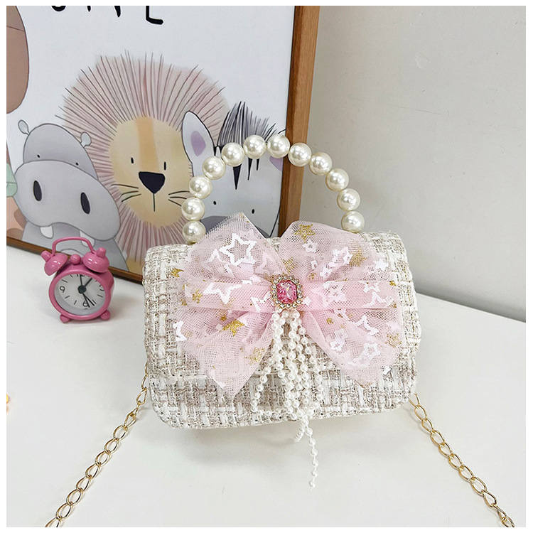 Nuevo bolso de los niños estilo chanel bolso de hombro de la manera del todo-fósforo de las niñas bolsa de mensajero de moda cadena accesorios bolsa al por mayor