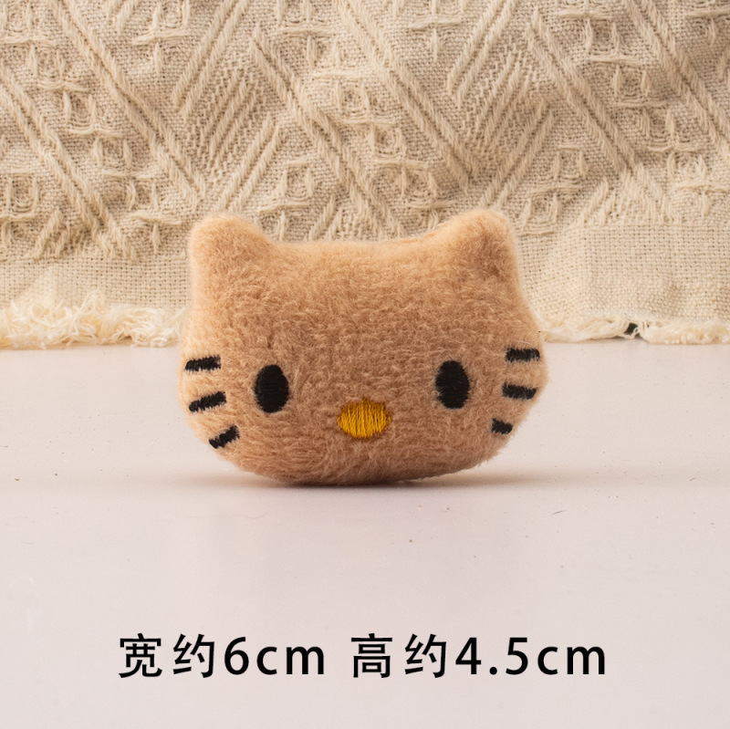 かわいいケイティぬいぐるみペンダント KT 猫ヘアアクセサリーゴムバンドヘアピン人形 DIY 服靴下帽子アクセサリー|undefined