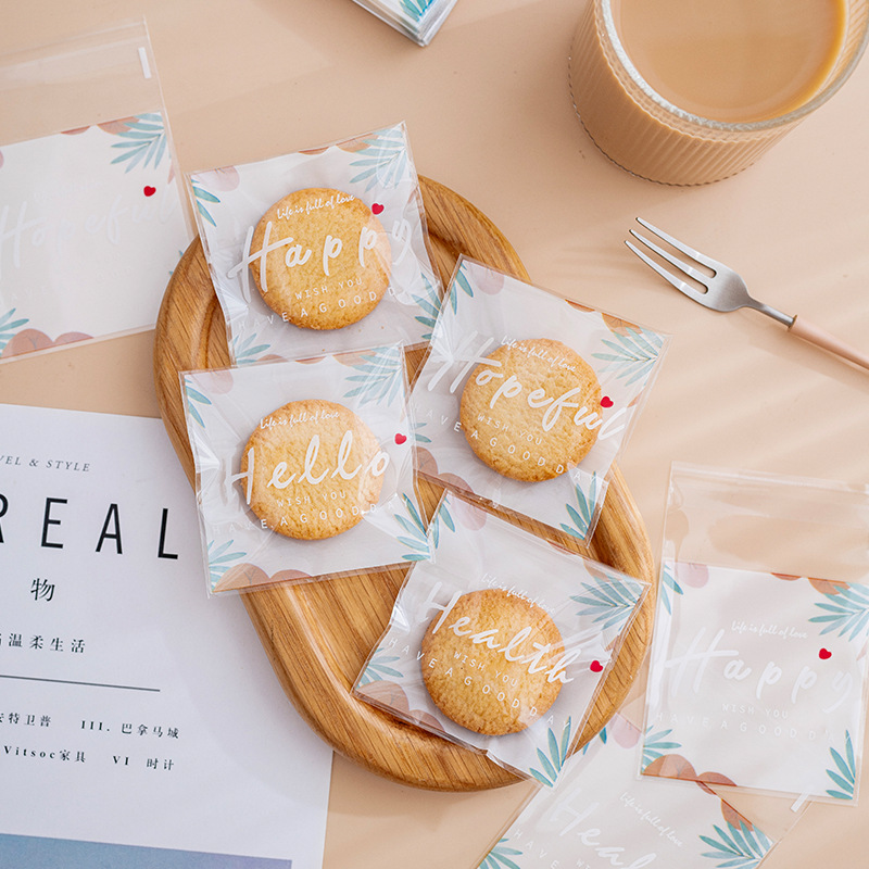 ins透明自封袋卡片自粘袋打包自粘封口袋首饰耳钉包装袋打包礼品