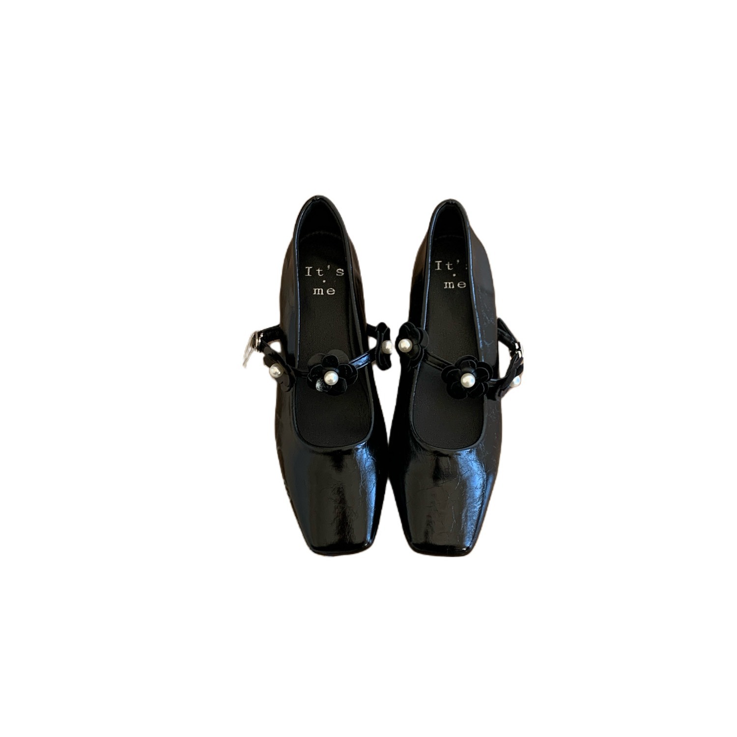 Retro Mary Jane Pumps With Square Toe And Chunky Mid Heel_voghion.com