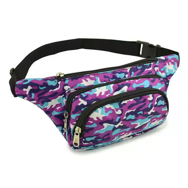 Hongxin Men's and Women's Outdoor Sports Waist Bag Running Portable Multi-Functional Small Waist Bag Oxford Cloth Cashier Mobile Phone Bag