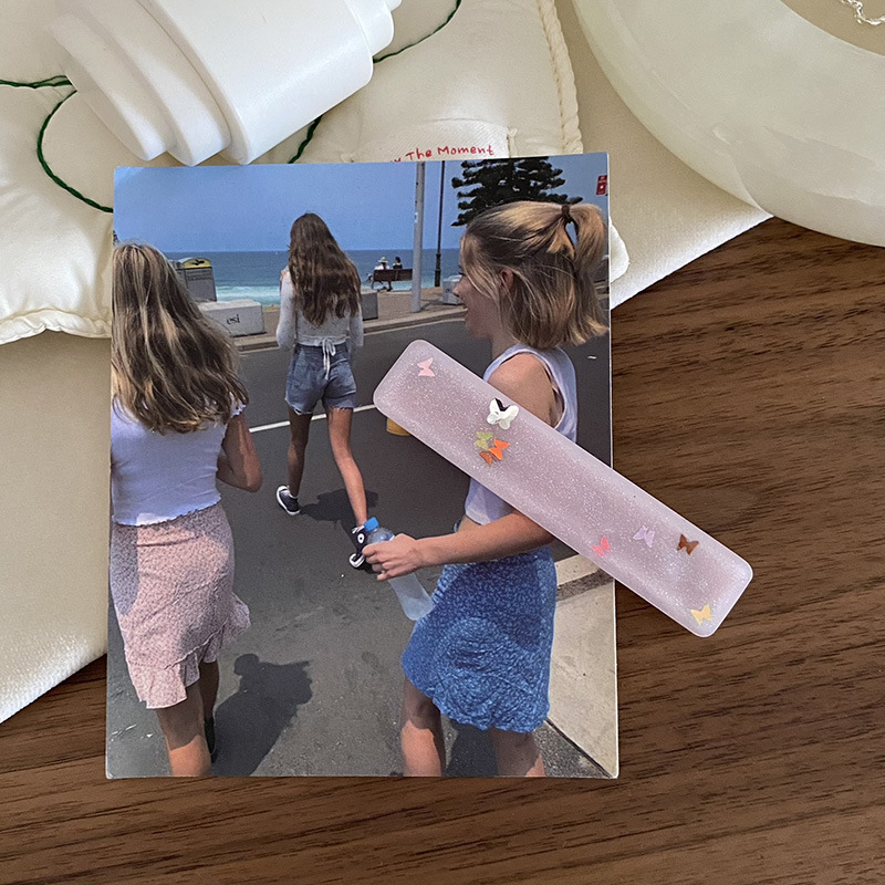 Millennium Spice Girl ~ Pince à cheveux Color Star Y2K Dopamine Broken Hair Bangs Clip Vigor Girl Sweet Side Clip_voghion.com