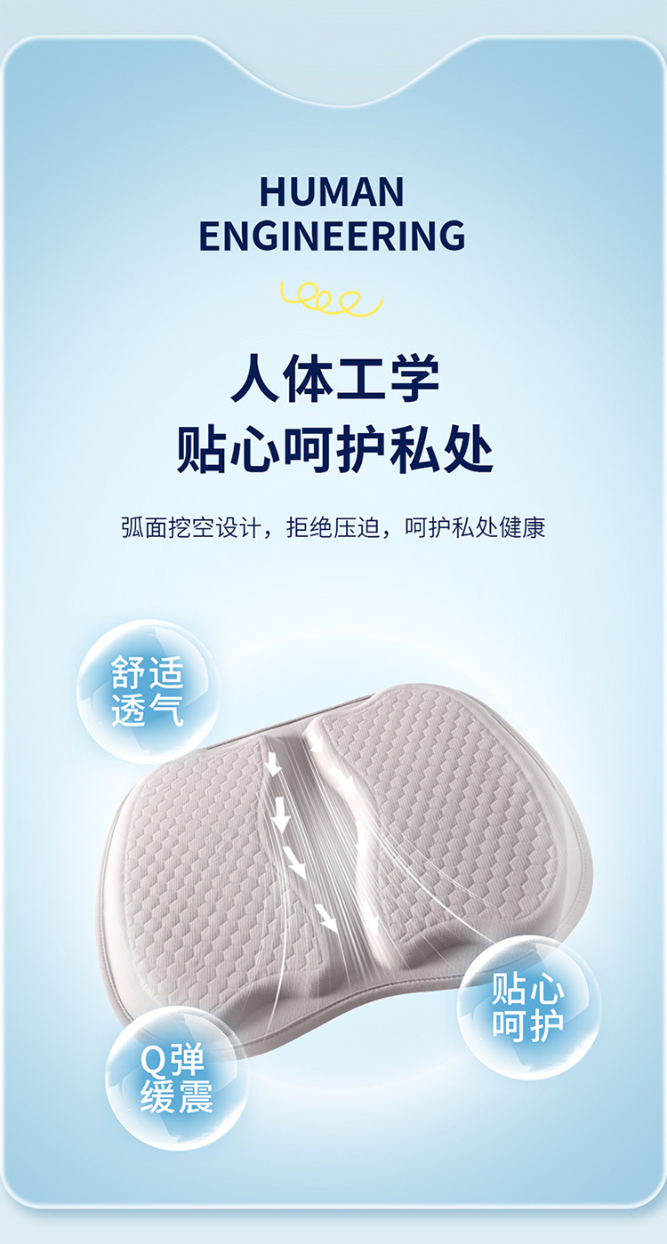 Wholesale Car Seat Cushion Summer Cooling Pad Breathable Gel Seat Pad for Hemorrhoids Single Piece Summer Ice Pad for Long Sitting
