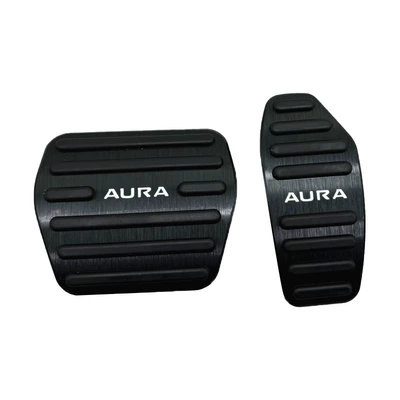Suitable for Nissan AURA Dekorativ pedal başlıqları - aura-black-automatic-2-pieces