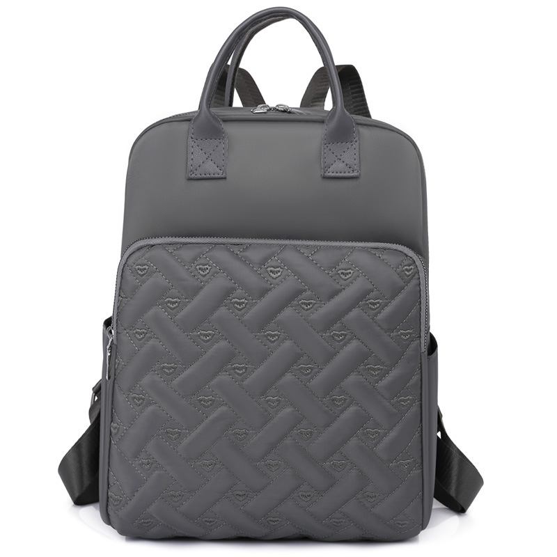 Venta al por mayor 2024 nueva mochila de tela Oxford para mujer de gran capacidad, mochila para computadora portátil de viaje de todo fósforo de moda