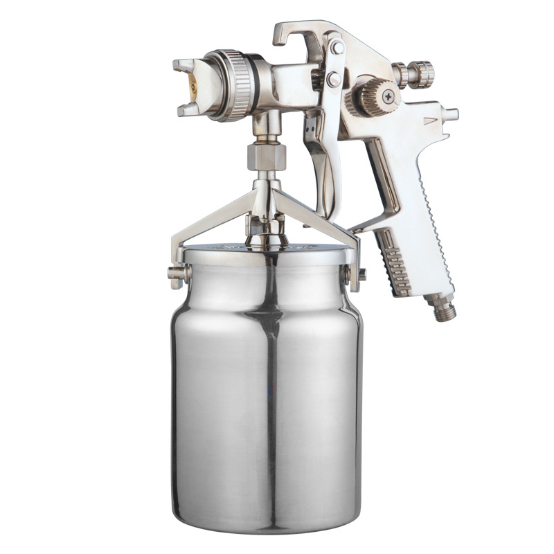 Transfronteriza personalizada H827S-AB pulverización de pintura neumática 1.4 / 1.7 / 2.0mm alta atomización 1000ml pulverización de olla baja