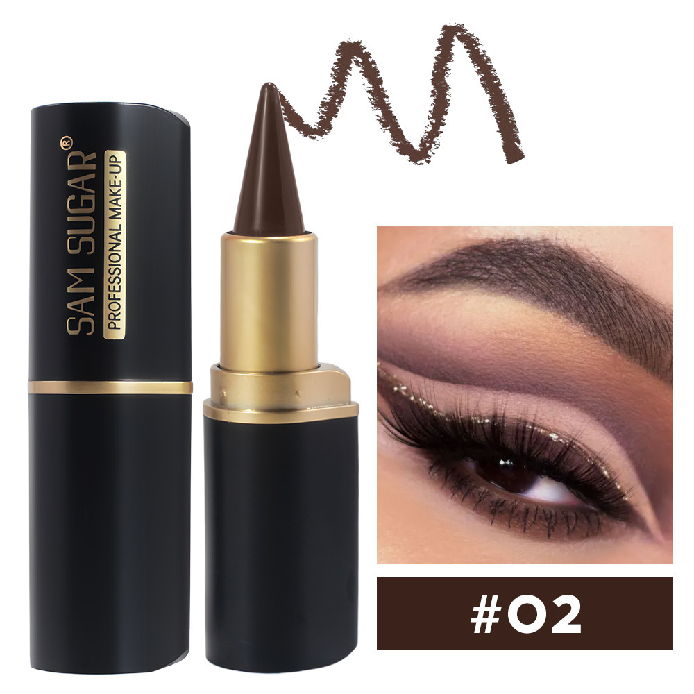 Matita labbra opaca SAM SUGAR, ombretto ricco a testina singola, eyeliner solido multicolore a lunga durata_voghion.com