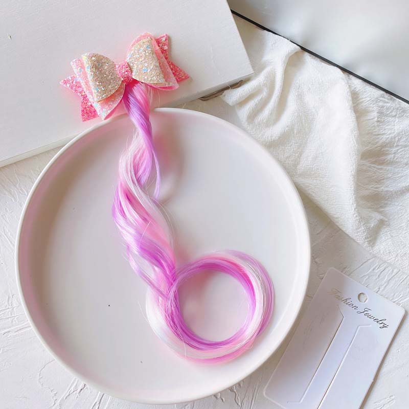 Princess Bow Knot Chemical Fiber Hair Clip display picture 5