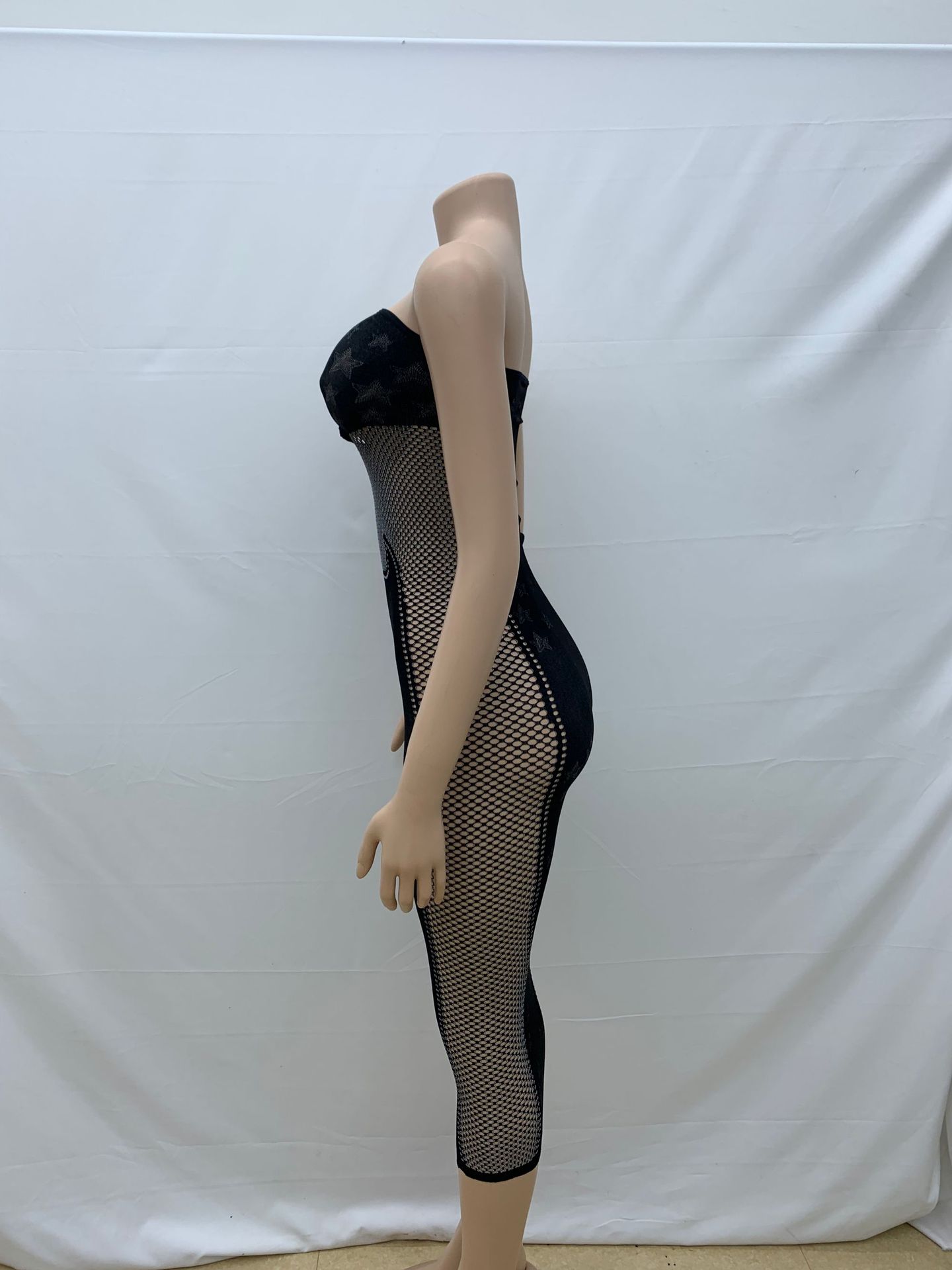 Women Solid Color Tube Top Slim Fit Sexy Backless One Piece Knitted Dress