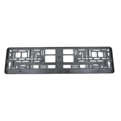 Cross-Border Hot Selling Plastic European Standard License Plate Frame Plastic European Standard License Plate Frame European License Plate Frame License Plate Frame Auto Accessories (License plate holder/license plate holder) - black