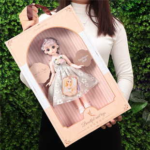 Big Gift Box Dress Barbie Doll Gift Box suit Girl Girl Gift Girl Toy Princess Doll