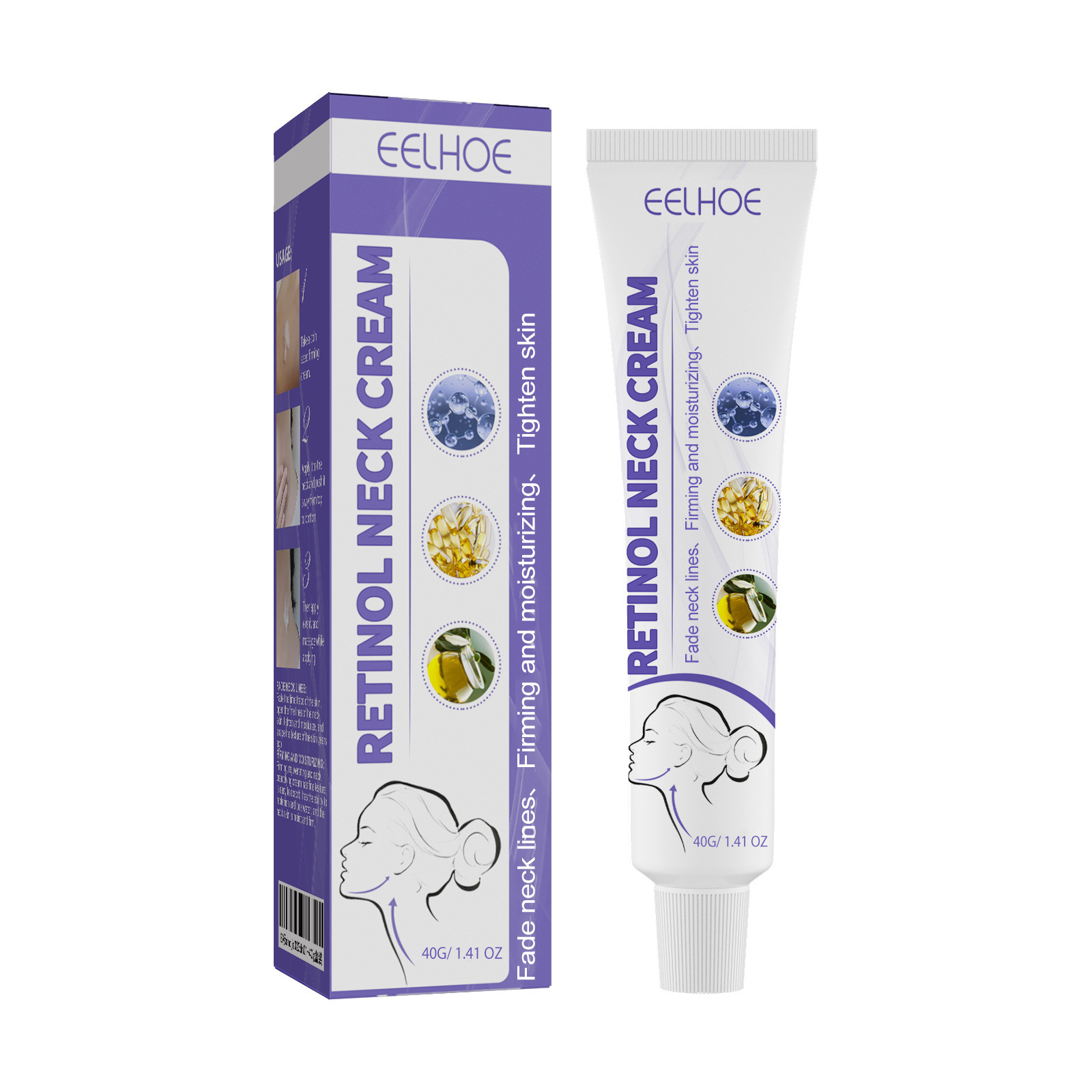 EELHOE retinol masaje de cuello para la piel de la piel de la piel