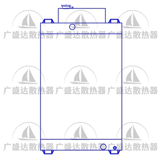 山工ShanggongSEM652B装载机水箱散热器厂家供应型号全